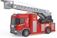Автомодель TechnoDrive 1:43 Big Truck Пожежна машина Scania світло звук 6407KS
