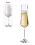 Набір бокалів для шампанського Bohemia Sandra b40728-D5136 200 мл 6 шт. Набір бокалів для шампанського Bohemia Sandra b40728-D5136 200 мл 6 шт.
