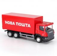 Автомодель TechnoDrive 1:43 Scania Нова пошта 250414U Автомодель TechnoDrive 1:43 Scania Нова пошта 250414U