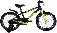 Велосипед детский SPACE KID 18" 10"(25 см) GEON BH OPS-SK-18-004 черно-зеленый