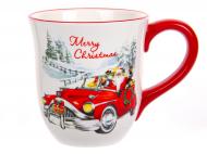 Чашка Lefard для чая New Year Car 550 мл.	358-980