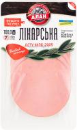 Колбаса Алан колбаса Лекарственная в/г 100г нарезка
