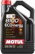 Моторное масло синтетическое Motul 8100 Eco-Nergy 0W-30 5 л (8100 ECO-NERGY 0W30 5L)