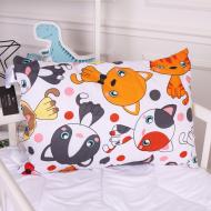 Подушка Kids Time 20-0035 Colored kittens EcoSilk мягкая MirSon 40x60 см мульти