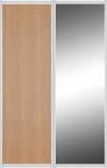 Комплект дверей к шкафу-купе Стандарт VIP-master 1000x2400 мм вишнязеркало
