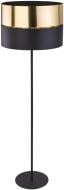 Торшер TK Lighting Hilton 60 Вт E27 чорний/золото 5465