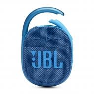 Портативная колонка JBL Clip 4 Eco 1.0 blue (JBLCLIP4ECOBLU)