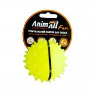Іграшка для собак AnimAll Fun м’яч каштан жовтий 7 см
