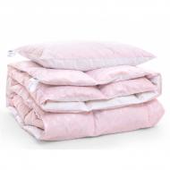 Набор пуховой №2186 Bio-Pink Зима+ 70% пух (подушка 50х70 средняя) одеяло 220x240 см MirSon розовый