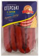 Колбаски Салтовский МК егерские с сыром полукопченые 2261649678014