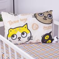 Подушка №3806 Kids Time 18-0007 Cool Cat EcoSilk мягкая MirSon 40x60 см мульти