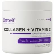 Біологічно активна добавка Ostrovit Collagen + Vitamin C Натуральний 200 г