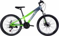 Велосипед Space 24" 11"(28 см) MARS DD FR OPS-SP-24-023 зелено-серебристый