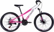 Велосипед Space 24" 11"(28 см) MARS DD FR OPS-SP-24-022 розово-белый