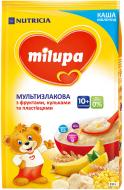 Каша молочна Milupa від 10 місяців мультизлакова з фруктами та пластівцями 210 г