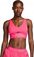 Топ Nike NP INDY PLUNGE BRA BOLD HF7324-629 р.S рожевий