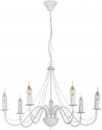 Люстра подвесная TK Lighting 7x60 Вт E27 белый Diana