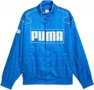 Куртка чоловіча Puma ARCHIVE SEASONAL Relaxed Racer Jacket 62991458 р.S синя