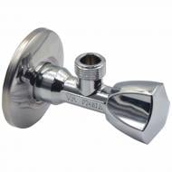 Кран вентильный Albertoni для сантехприборов Ø1/2" х 3/8" треугольная ручка (C426485)