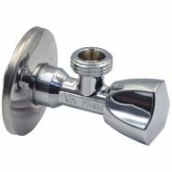 Кран вентильный Albertoni для сантехприборов Ø1/2" х 1/2" треугольная ручка (C428685)