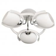 Люстра потолочная Victoria Lighting 3x40 Вт E14 белый/хром Odeon/PL3 milk