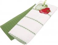 Набір рушників кухонних Перець 2 шт. 45x70 см Home Line білий із зеленим