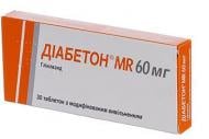 Діабетон MR таблетки 60 мг