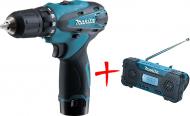 Шуруповерт Makita DF330DWE + MR051