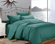 Комплект постельного белья Люкс семейный зеленый Home Line
