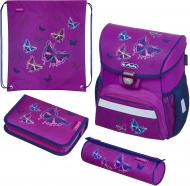 Ранець шкільний Herlitz укомплектований Loop Plus Butterfly Glitter Метелики 50020485