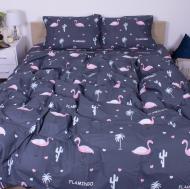 Комплект постельного белья Сатин 22-1289-1 Flamingo 160х220 см мультиколор MirSon