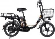 Электровелосипед Space eELDORADO DD FR 18" черно-оранжевый (ELB-SP-18-004)