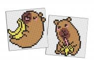 Алмазная мозаика Капибара: бананы 9х9 см Ideyka