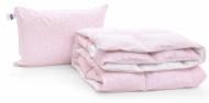 Набор пуховый №2206 Bio-Pink Зима 50% пух (подушка 50x70 упругая) одеяло 140x205 см MirSon розовый Набор пуховый №2206 Bio-Pink Зима 50% пух (подушка 50x70 упругая) одеяло 140x205 см MirSon розовый