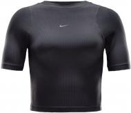 Топ Nike NK INF DF SS TOP WD RIB HF2772-010 р.XL черный