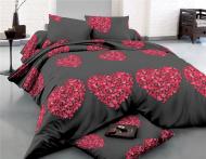 Комплект постельного белья Сатин 22-1290-1 Heart of flowers 200х220 см мультиколор MirSon