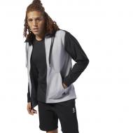 Джемпер Reebok TS Full-Zip Hoodie CY4914 р. M сірий Джемпер Reebok TS Full-Zip Hoodie CY4914 р. M сірий