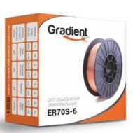 Дріт зварювальний оміднений Gradient ER70S-6 0,8 мм 0,45 кг