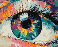 Картина по номерам Радужный взгляд 40х50 см см Ideyka