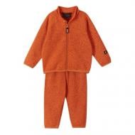 Комплект Reima флисовый Tahto (кардиган, брюки) р.80 оранжевый 5200049A-2680