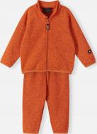 Комплект Reima Tahto флисовый (кардиган / штаны) р.110 оранжевый 5200049A-2680