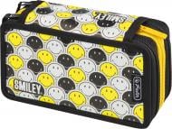 Пенал Triple Smileyworld Black & Yellow 50015436 Herlitz різнокольоровий