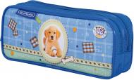 Пенал Double Pretty Pets Dog 10386936 Herlitz блакитний