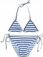 Купальник для девочек Bibo р.140-146 белый/синий 7007.24