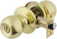 Кнобсет (ручка-засувка) Bruno 607 pb з ключами PZ матова латунь