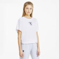Футболка Puma Ferrari Wmn Big Shield Tee 59613504 р.S белый Футболка Puma Ferrari Wmn Big Shield Tee 59613504 р.S белый