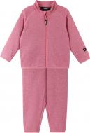 Комплект Reima флисовый Tahto (кардиган, брюки) р.80 розовый 5200049A-4370