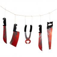 Гирлянда-растяжка YES! Fun Хэллоуин Инструменты 5 элементов 1,8 м