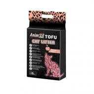 Наповнювач для котячого туалету AnimAll Tofu з ароматом персика 2,6 кг (6 л)