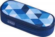 Пенал Case Flap Cubes Blue 50021215 Herlitz синий